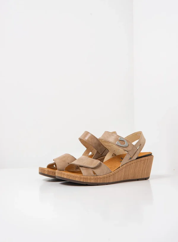 Wolky Sanibel - safari effectleer Sandalen voor dames
