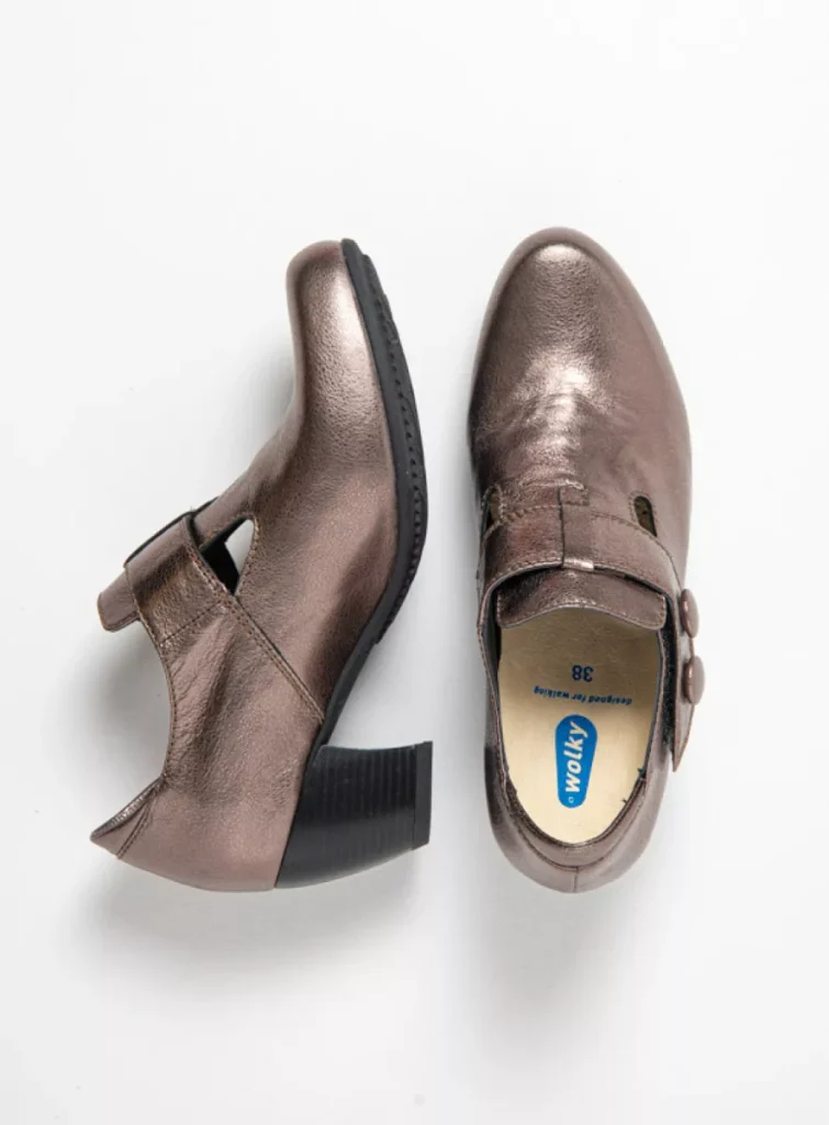 Wolky Nieuw 03727 Carey 23203 brons metallic leer