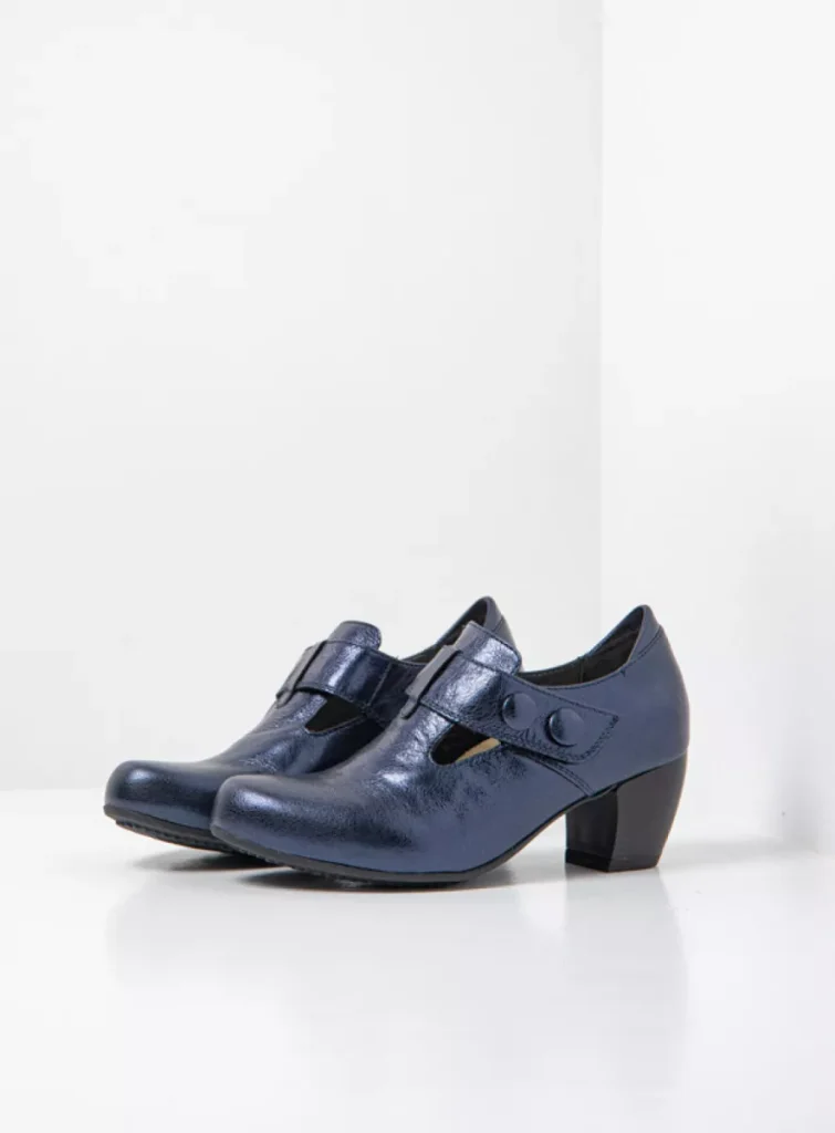 Wolky Nieuw 03727 Carey 23800 blauw metallic leer