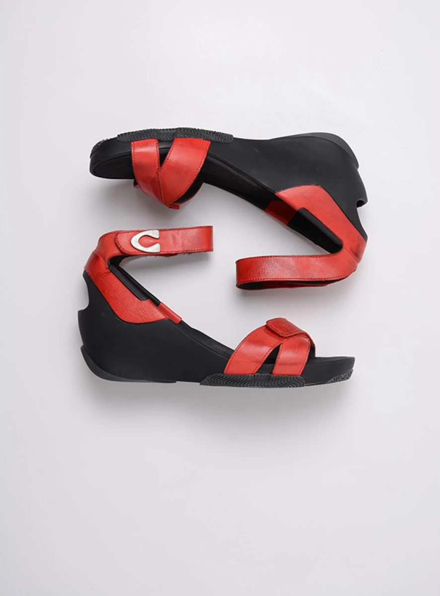 Wolky Sandalen 03776 Era 20500 rood leer