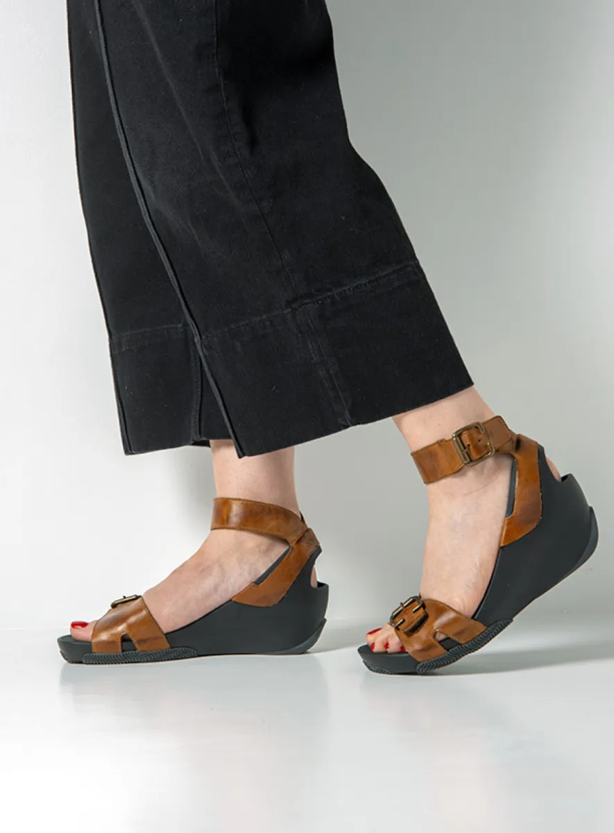 Wolky Sandalen 03777 Eraza 31430 cognac leer