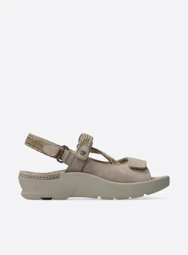 Wolky Lisse - safari nubuck Sandalen voor dames