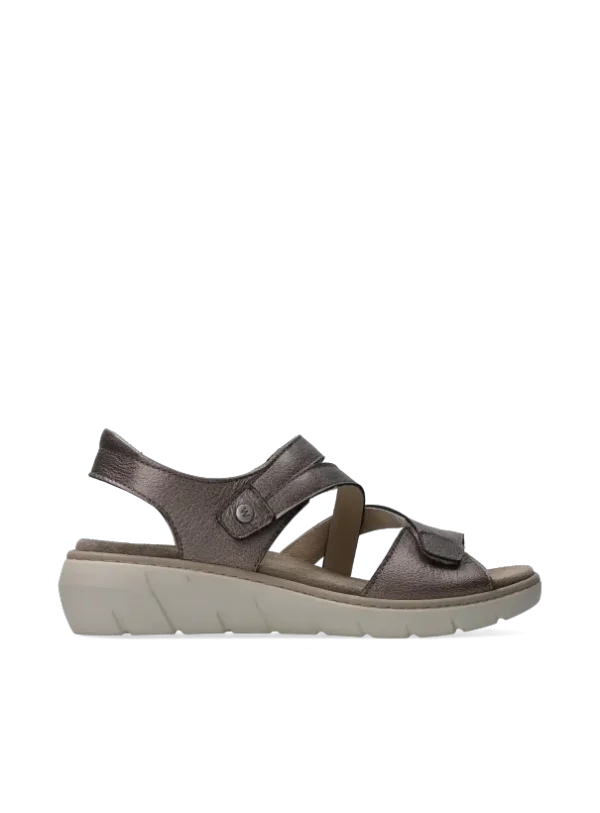Wolky Ikaria - brons leer Sandalen voor dames
