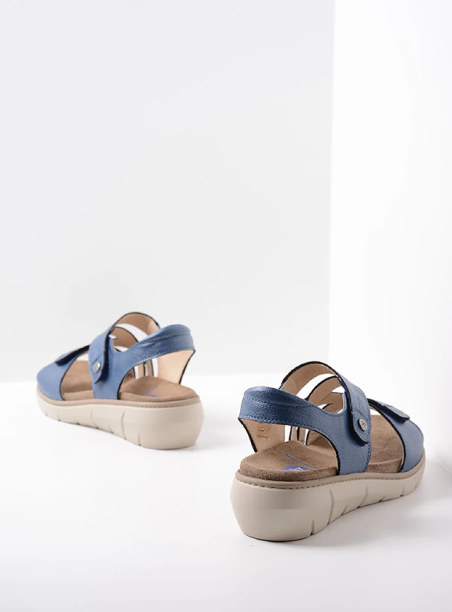 wolky sandalen 04106 ikaria 32870 blauw leer back