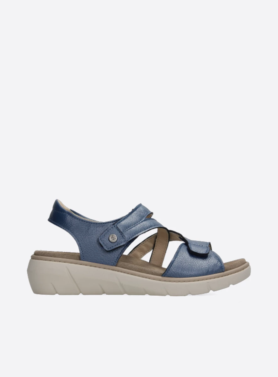 wolky sandalen 04106 ikaria 32870 blauw leer