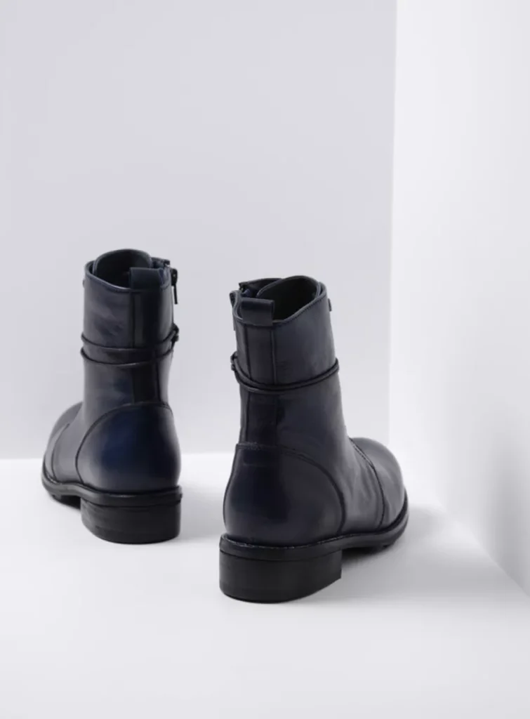 Wolky Enkellaarsjes en boots 04444 Murray XW 20800 blauw leer