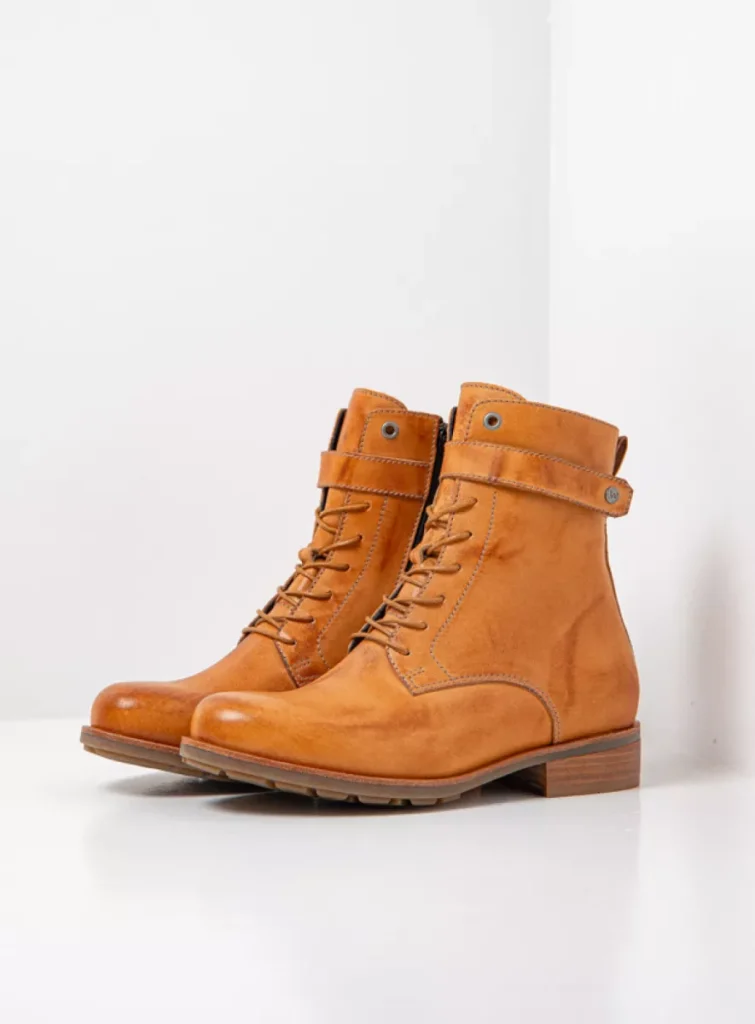 Wolky Nieuw 04485 Sutton XW 20420 karamel leer