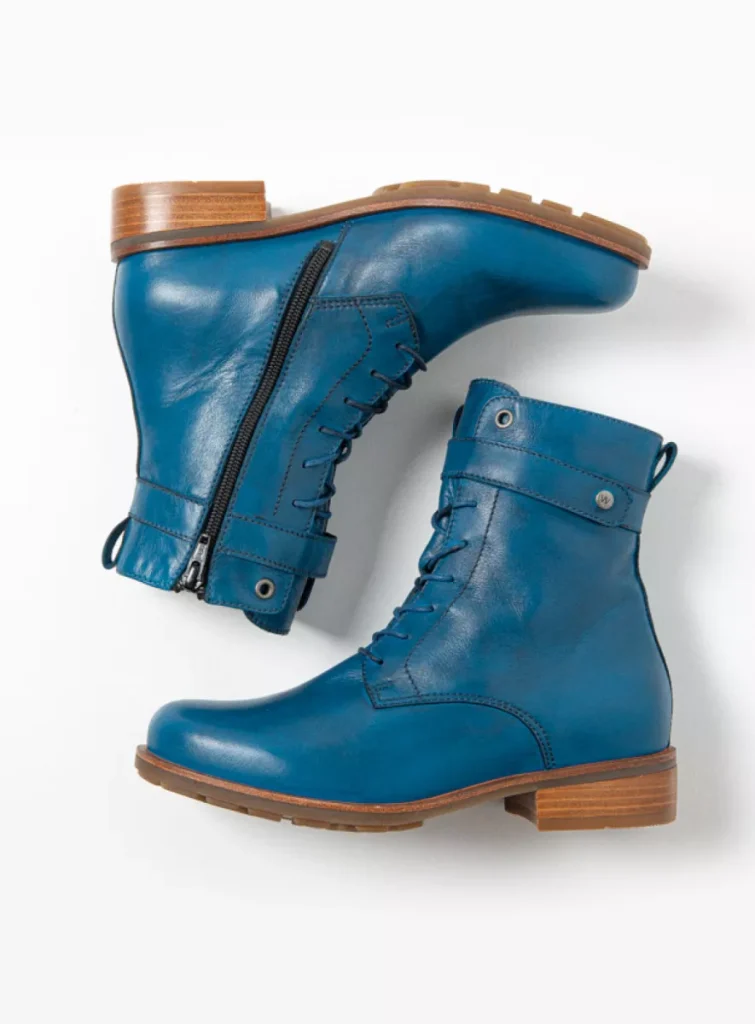 Wolky Nieuw 04485 Sutton XW 20880 petrol leer