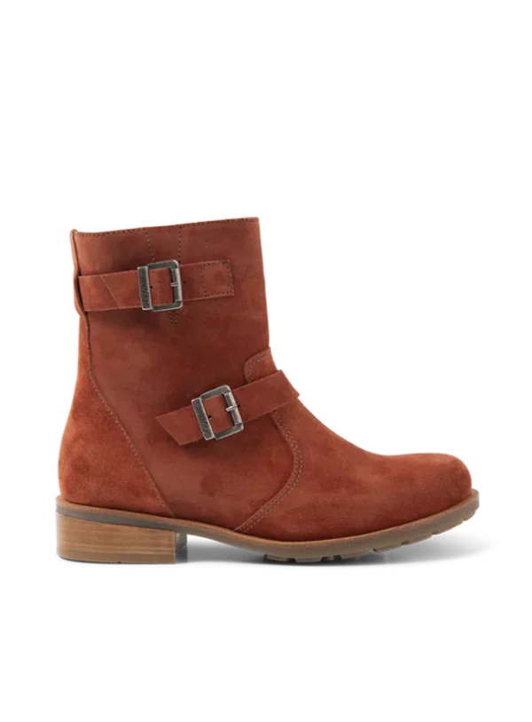 Wolky Devon - terra geolied suede Enkellaarsjes voor dames
