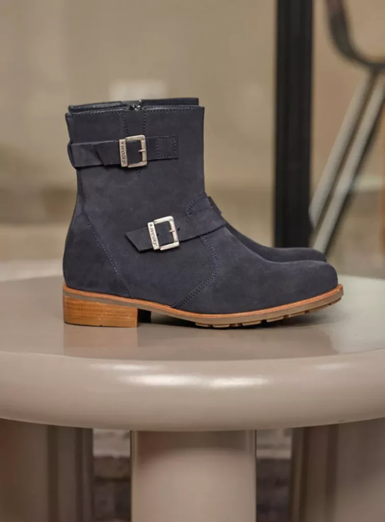 Wolky Nieuw 04486 Devon XW 40800 blauw geolied suede