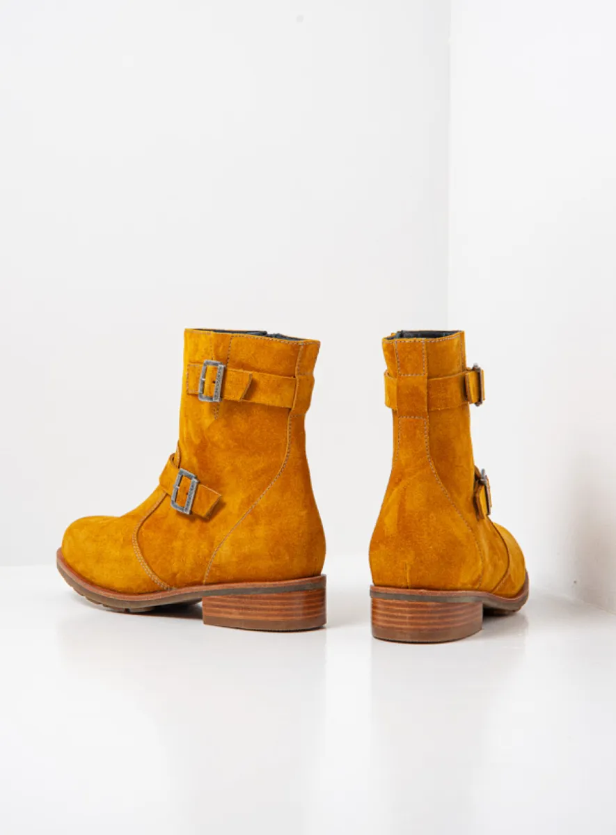 Wolky Laarzen 04486 Devon 40925 oker geolied suede