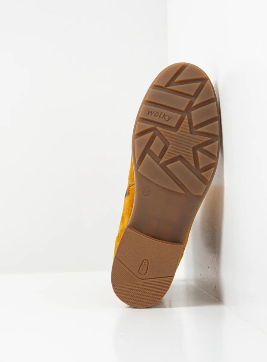Wolky Laarzen 04486 Devon 40925 oker geolied suede