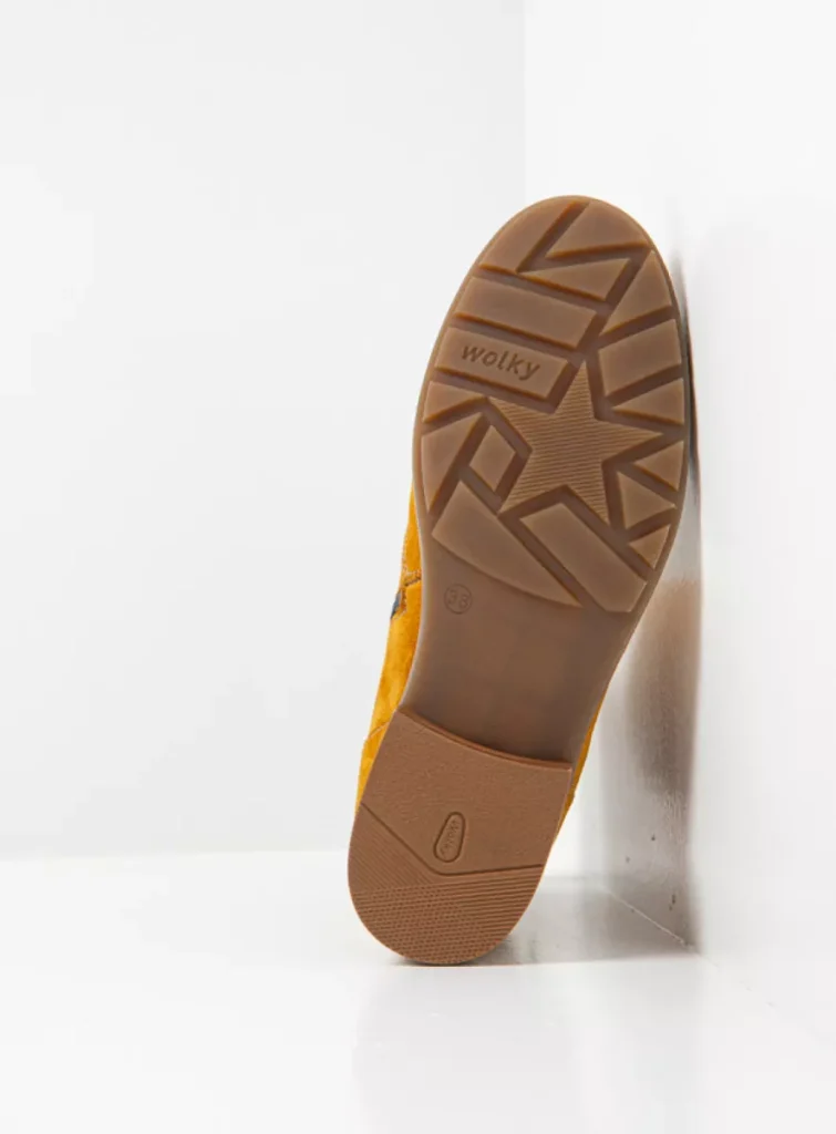 Wolky Nieuw 04486 Devon XW 40925 oker geolied suede