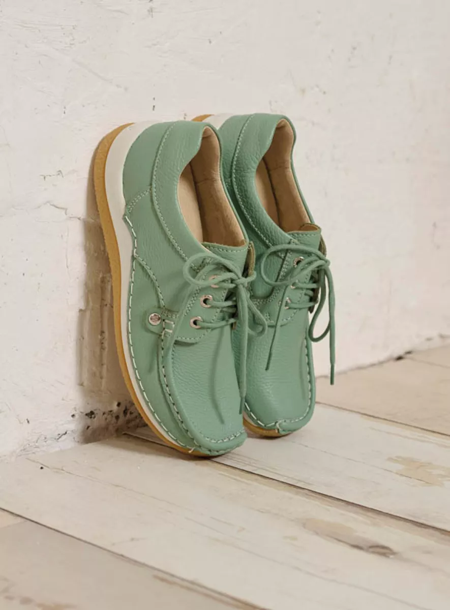 Wolky Sneakers 04527 Taranta 71701 saliegroen leer