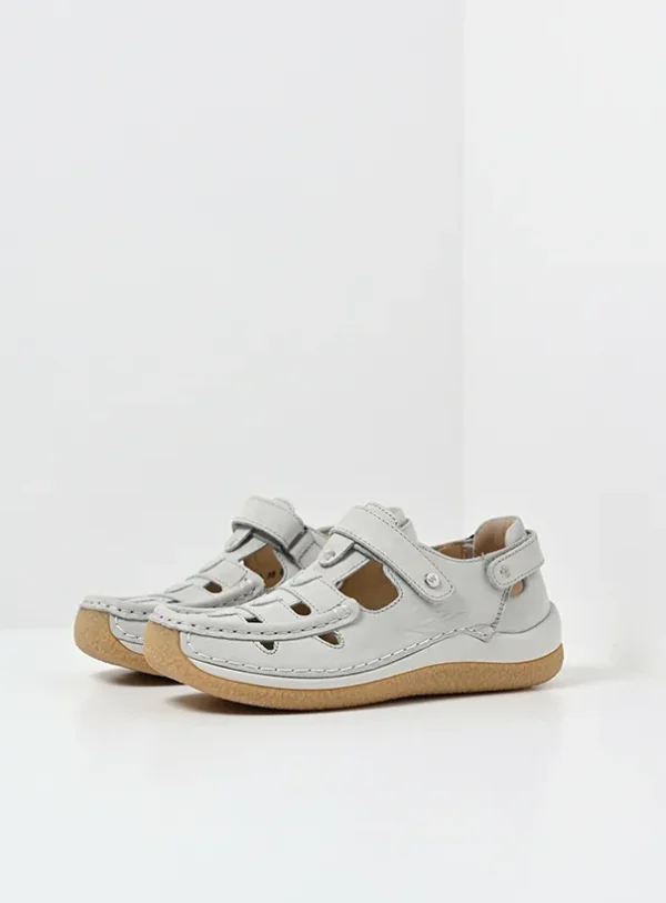 Wolky Esperanza - gebroken wit effectleer Bandschoenen voor dames
