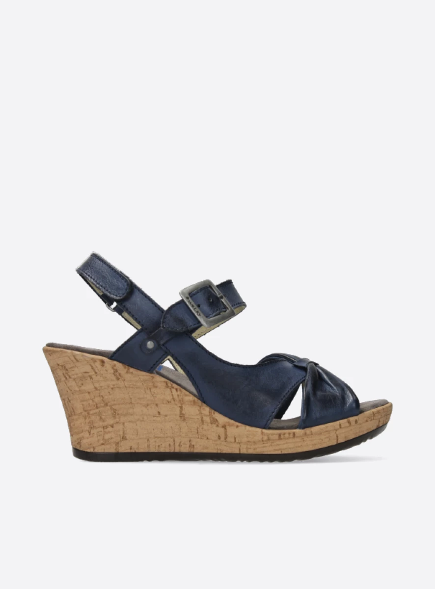 Wolky Sandalen 04628 Ixia 2 20800 blauw leer