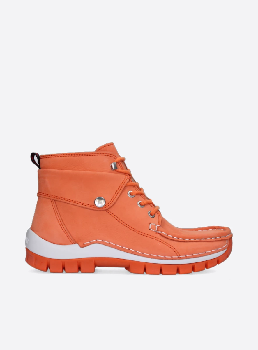 wolky hoge veterschoenen 04700 jump summer 10557 oranje nubuck