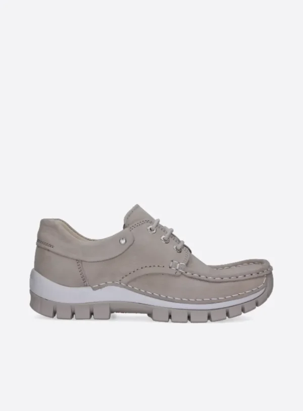 Wolky Fly Summer - safari nubuck Veterschoenen voor dames