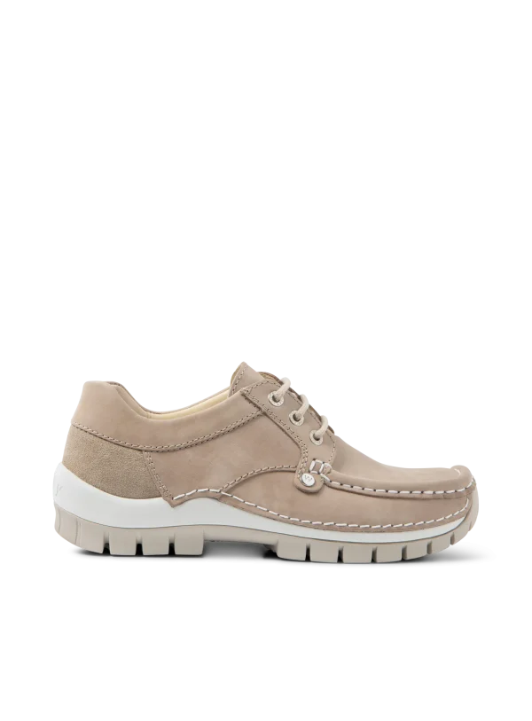 Wolky Seamy Fly Summer - safari effectleer Veterschoenen voor dames