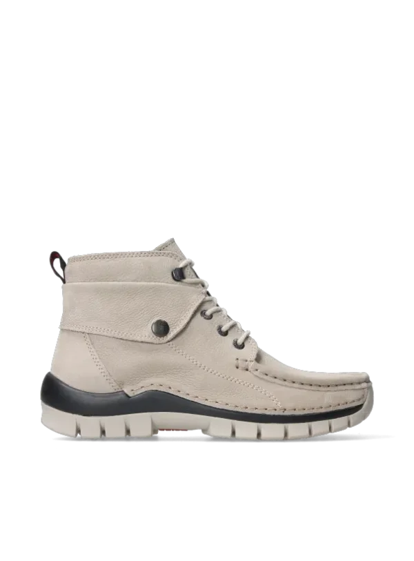 Wolky Jump - safari nubuck Hoge veterschoenen voor dames