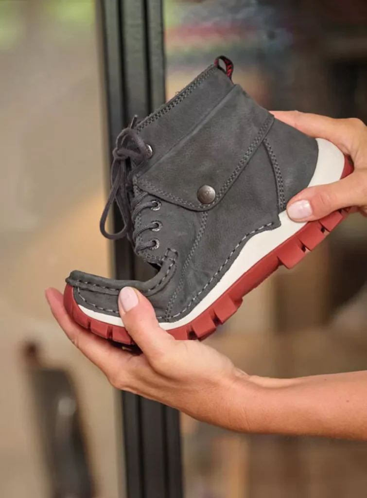 Wolky Hoge veterschoenen 04725 Jump 11210 antraciet nubuck