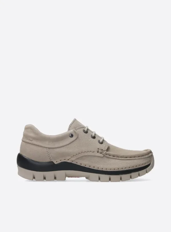 Wolky Fly - safari nubuck Veterschoenen voor dames