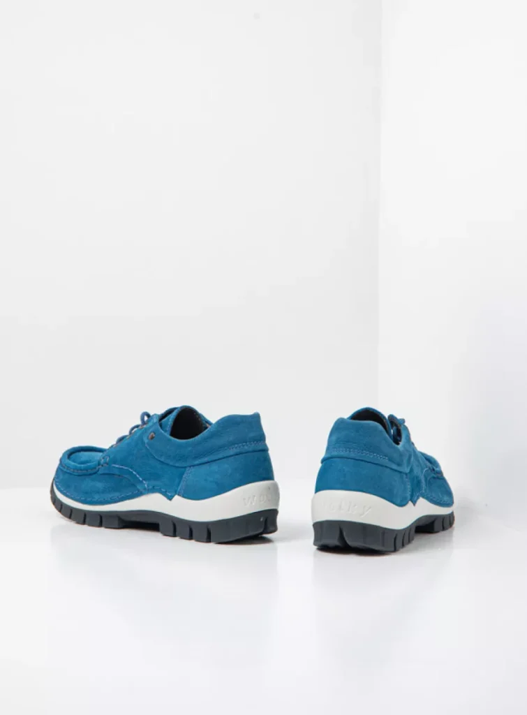 Wolky Veterschoenen 04726 Fly 11850 oceaanblauw nubuck