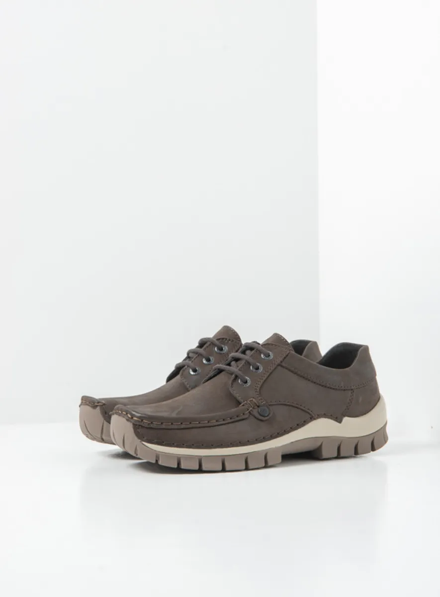 Wolky Seamy Fly - bruin effectleer Comfort schoenen voor dames