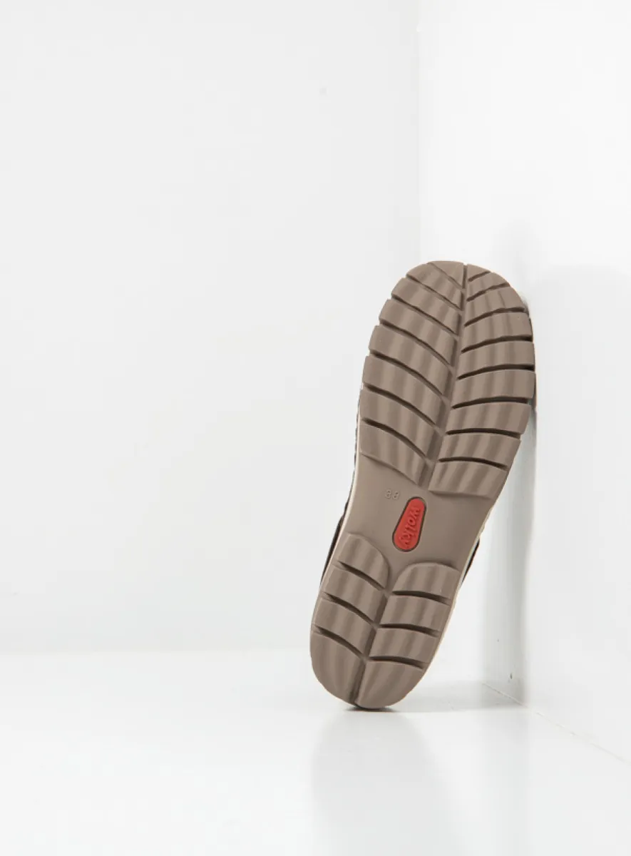 Wolky Mocassin-maakwijze 04734 Seamy Fly 36300 bruin effectleer