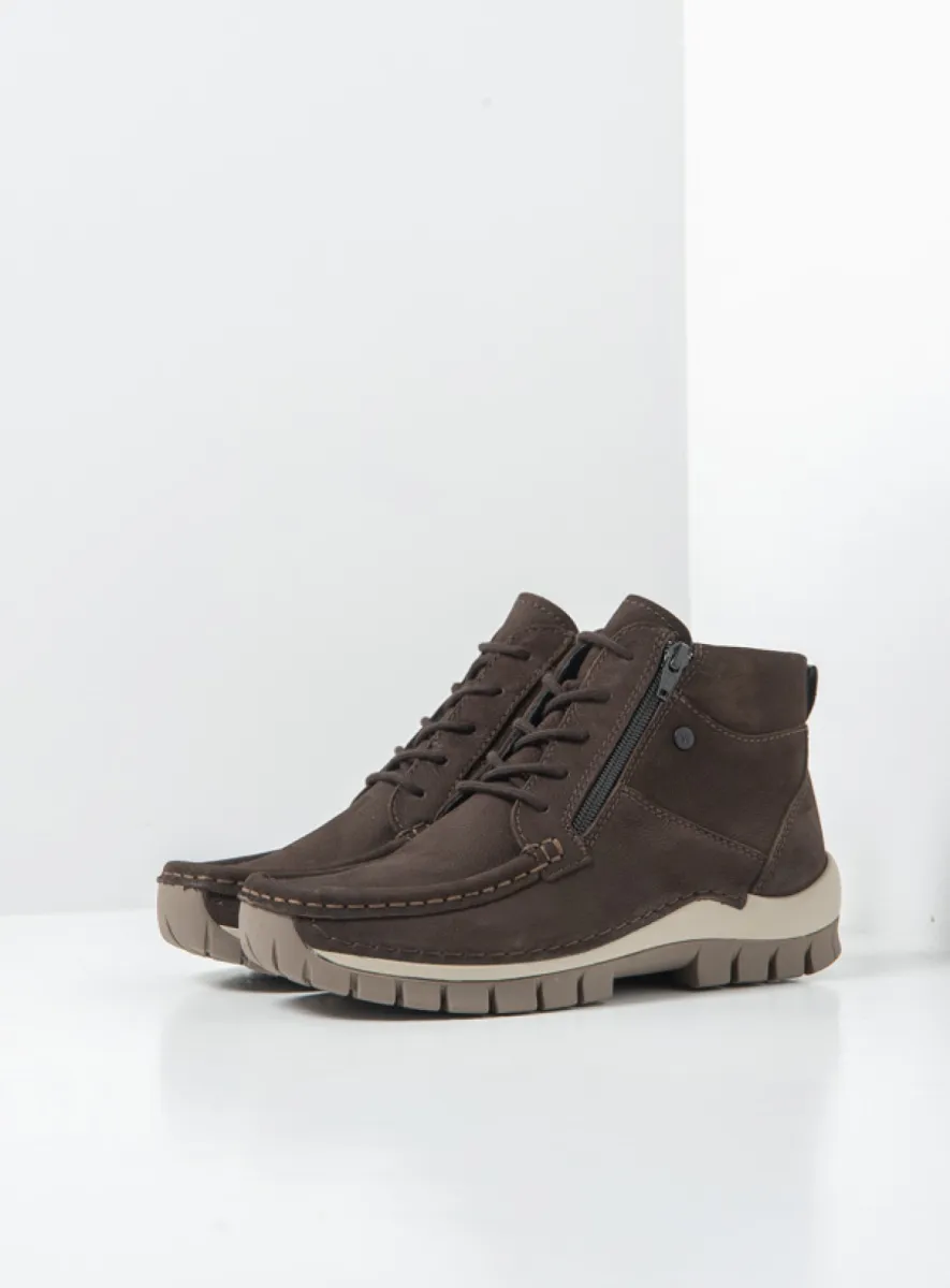 Wolky Boost - bruin nubuck Comfort schoenen voor dames