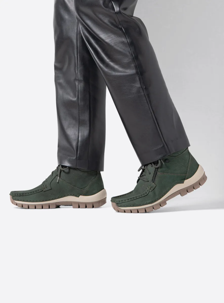 Wolky Mocassin-maakwijze 04740 Boost 11719 groen nubuck