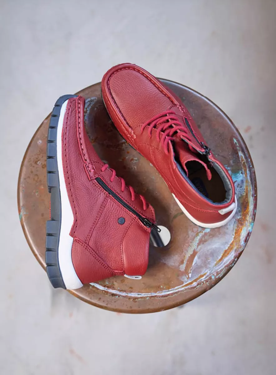 Wolky Winter 2025 04740 Boost 30553 kersenrood leer