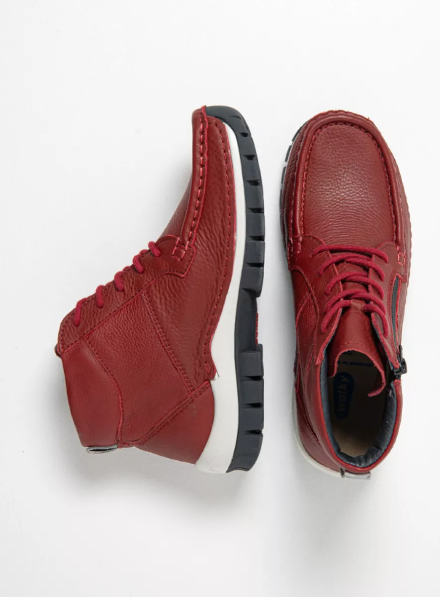 Wolky Winter 2025 04740 Boost 30553 kersenrood leer