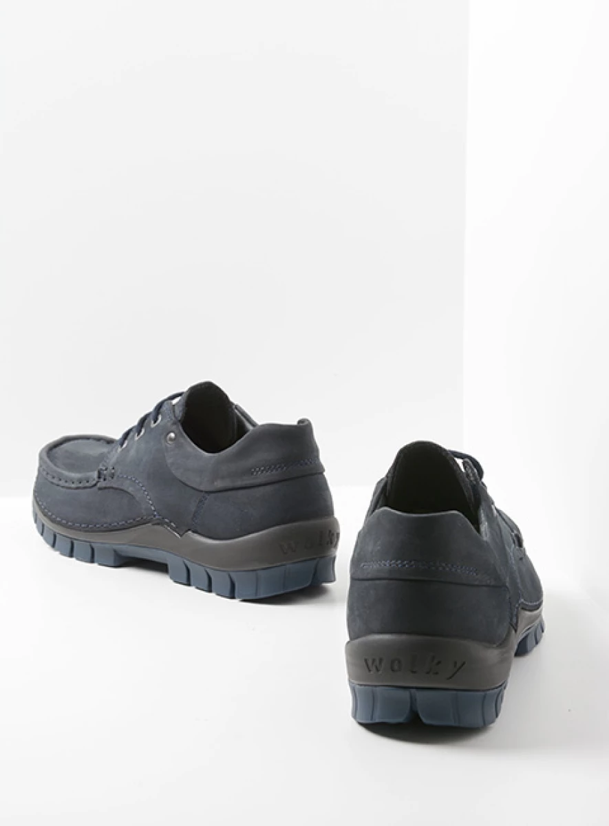 wolky comfortschoenen 04750 fly men 16800 blauw nubuck back