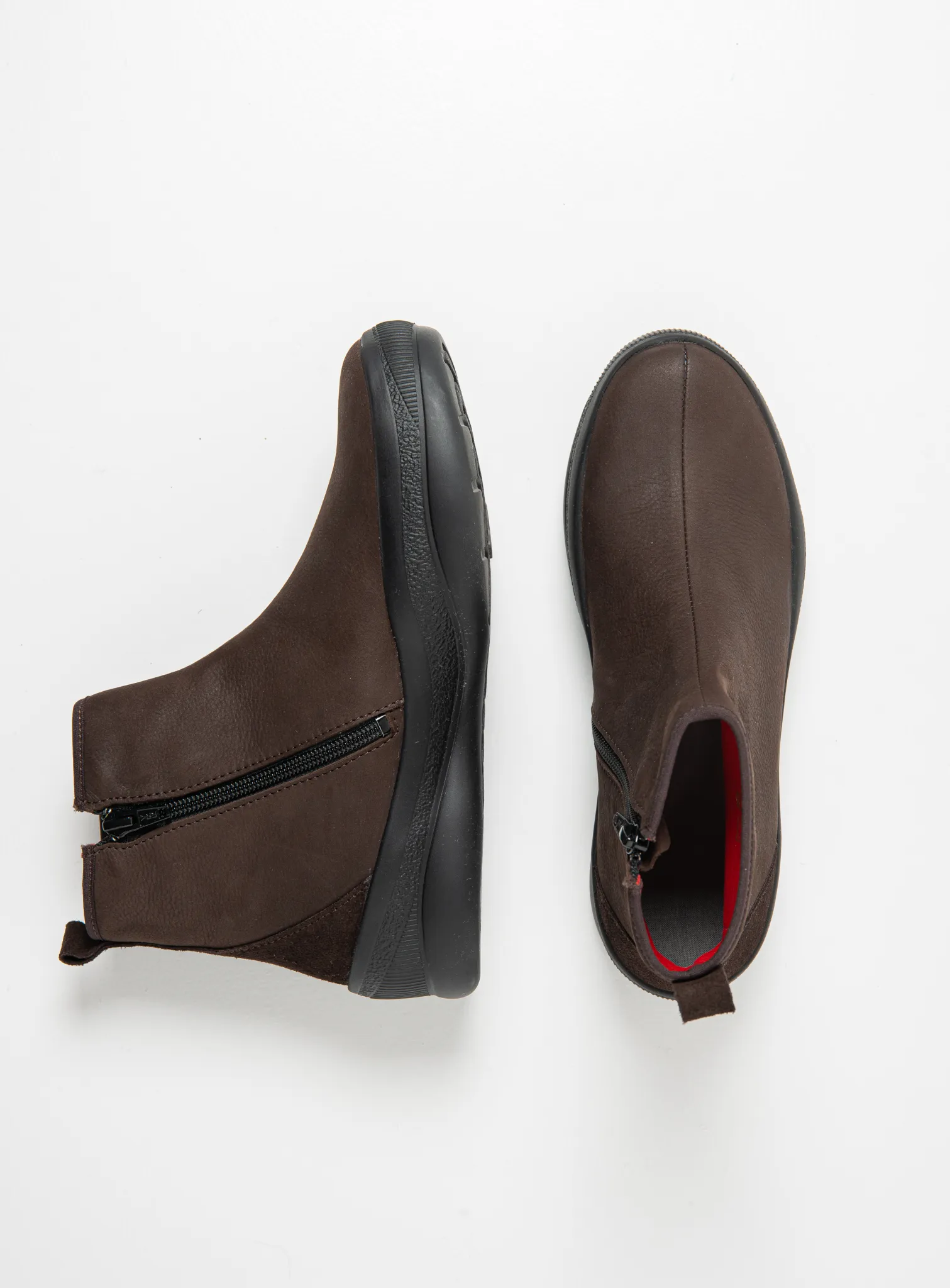 Wolky Enkellaarsjes en boots 05500 Pulse 14300 bruin nubuck