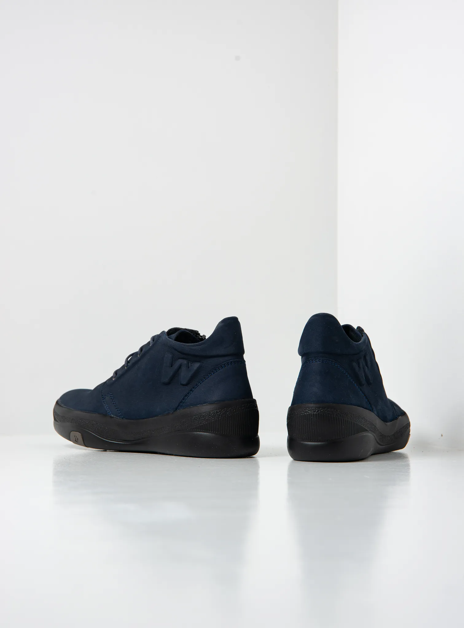 Wolky Hoge veterschoenen 05501 Fuse 14800 blauw nubuck