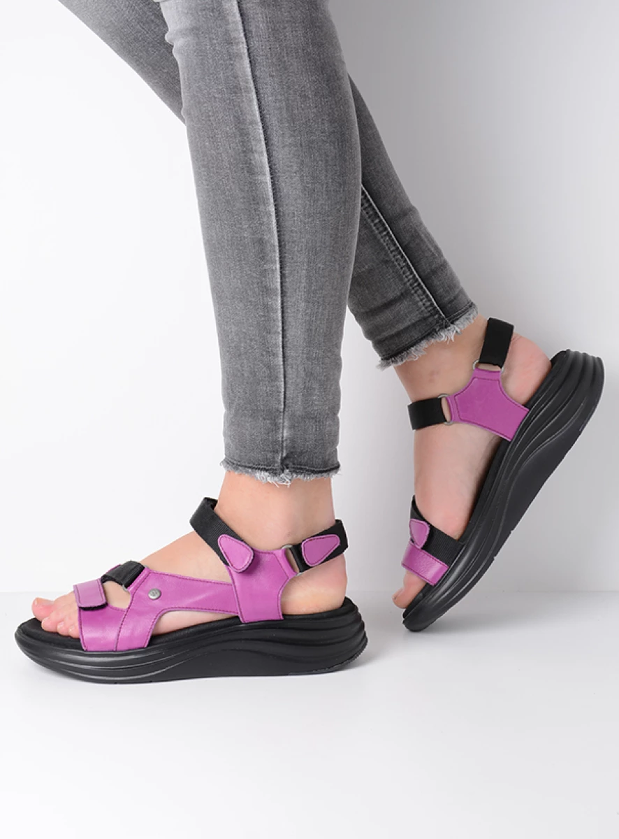 Wolky Sandalen 05650 Cirro 30660 fuchsia leer