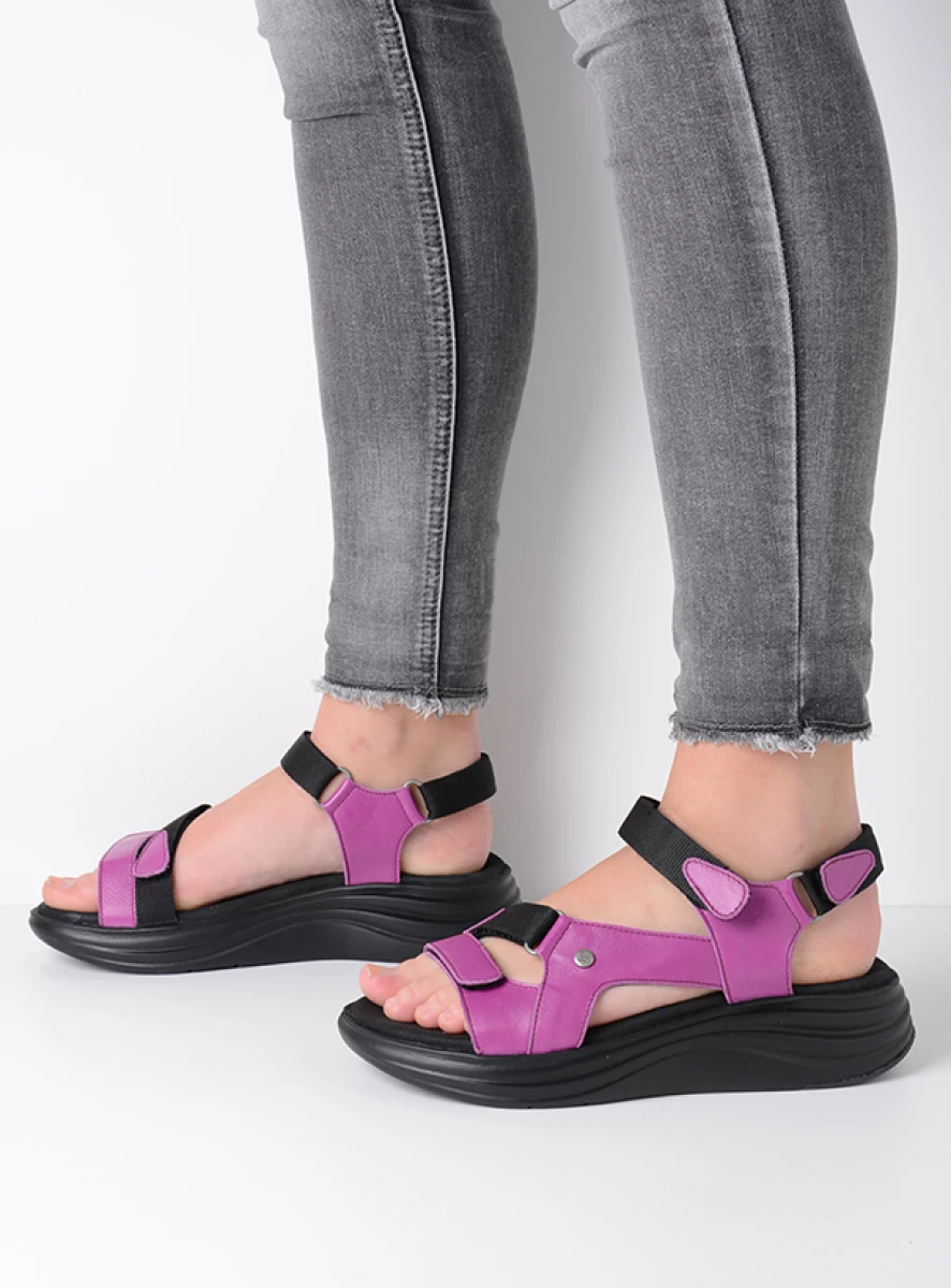 Wolky Sandalen 05650 Cirro 30660 fuchsia leer