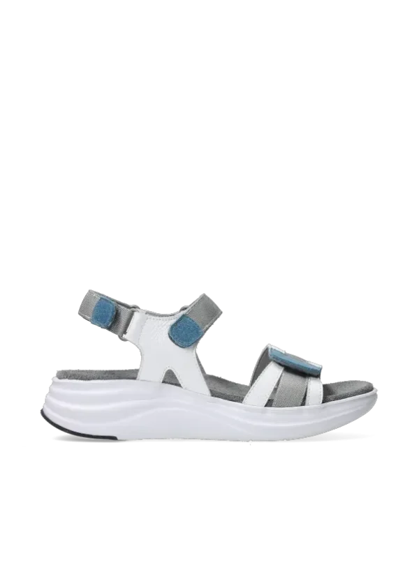 Wolky Miku - wit/multi nubuck Sandalen voor dames
