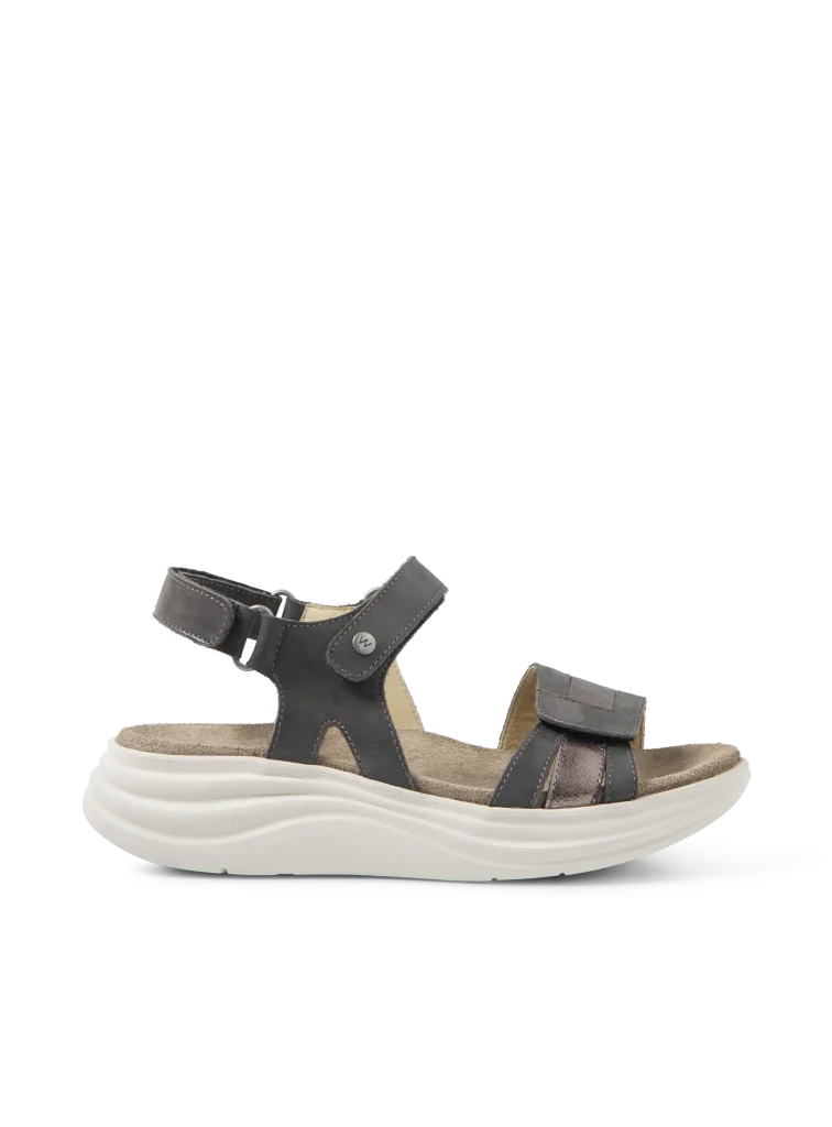 Wolky Sandalen 05652 Miku 36301 asfalt effectleer