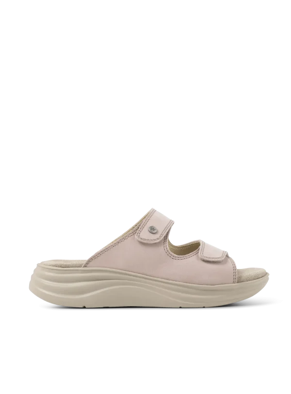 Wolky Airo - oudroze nubuck Slippers voor dames
