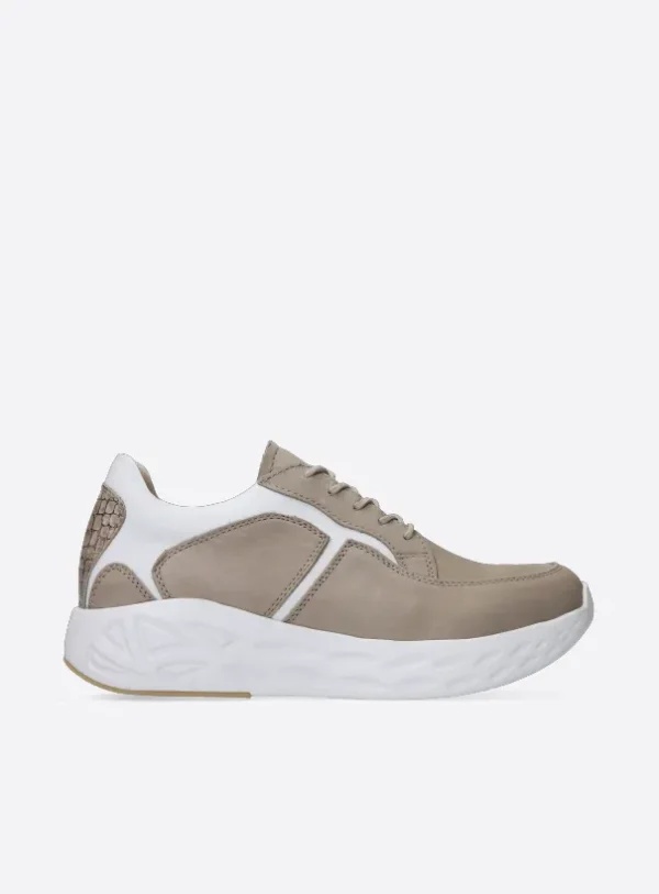Wolky Bounce - safari nubuck Sneakers voor dames