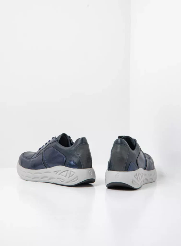 Wolky Sneakers 05700 Bounce 90802 marineblauw combi leer