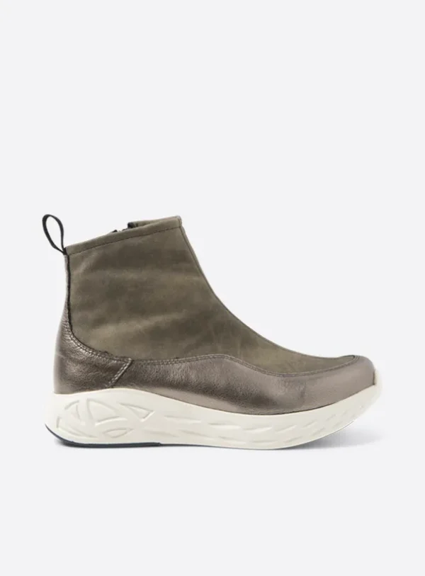 Wolky Rebound S2F - brons metallic leer Sneakers voor dames