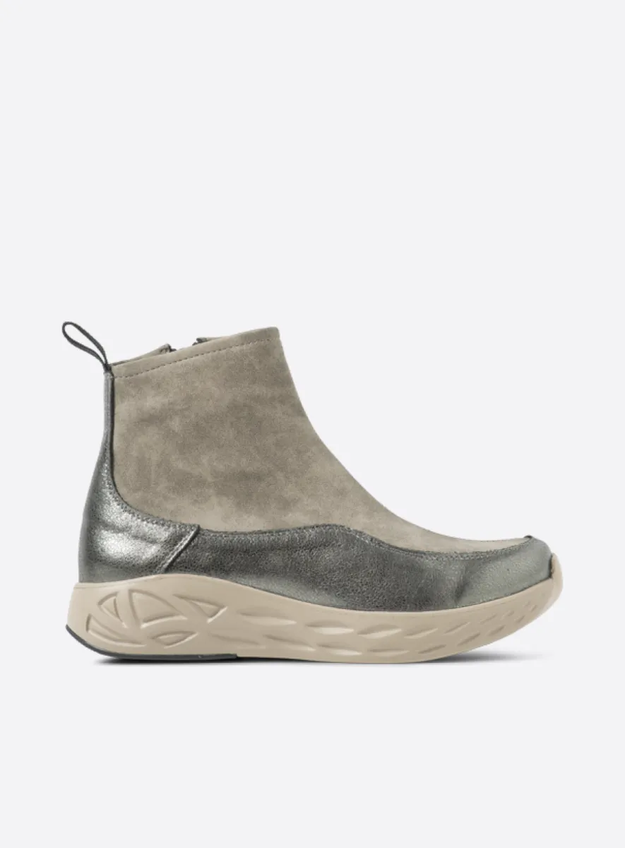 Wolky Sneakers 05702 Rebound S2F 32202 kwikgrijs metallic leer