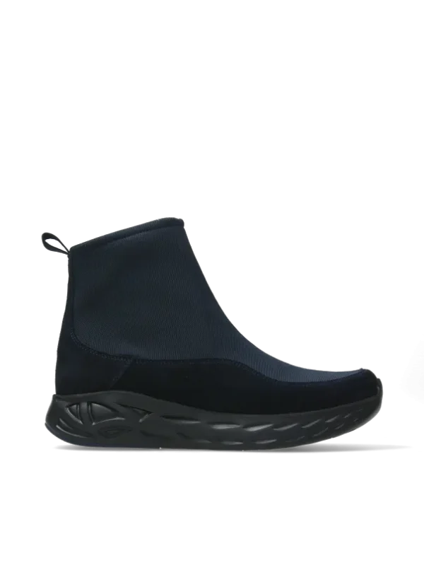 Wolky Rebound S2F - blauw stretch/suede combi Sneakers voor dames