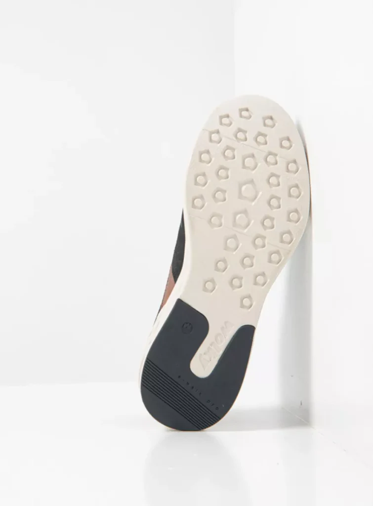 Wolky Sneakers 05703 Vitality S2F 90032 zwart/brons stretch/leer combi