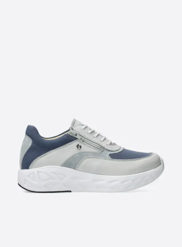 Wolky Vitality S2F - gebroken wit/jeans stretch/leer combi Sneakers voor dames