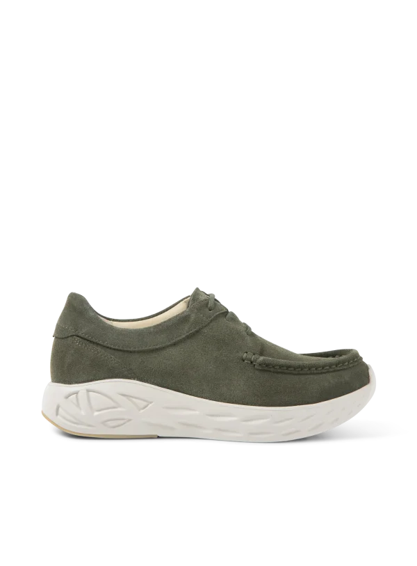 Wolky Pro Moc - groen suede Veterschoenen voor dames