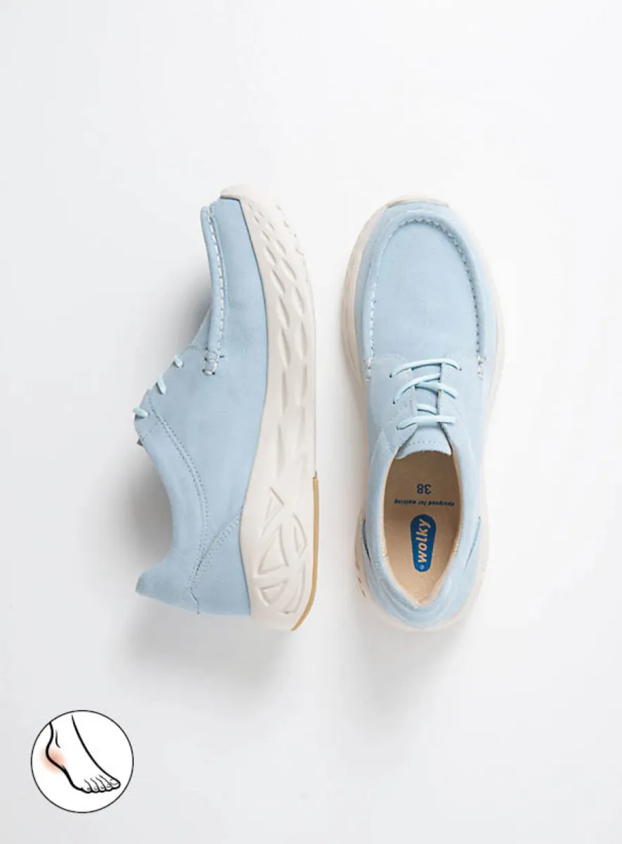 Wolky SS26 05707 Pro Moc 40806 lichtblauw suede